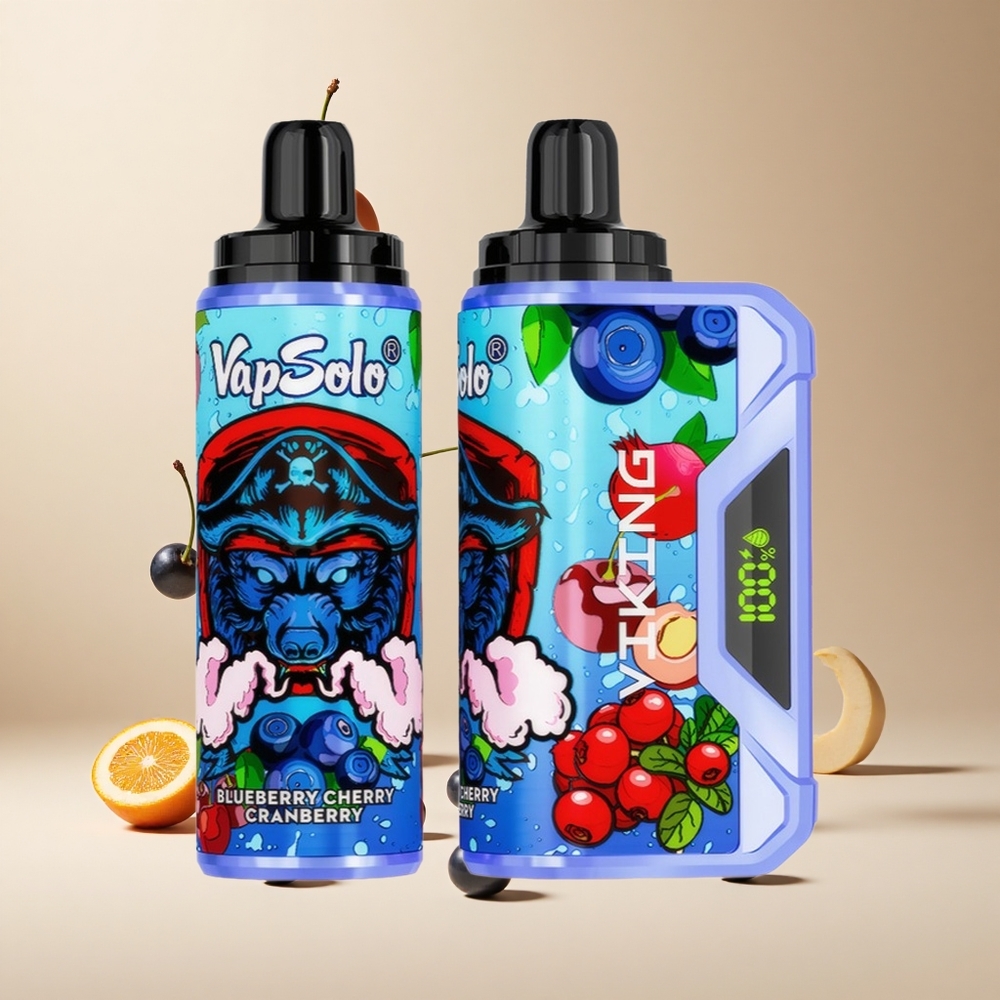 Arándano Cereza Arándano Azul VapSolo VIKING 12000 Puffs 22ml