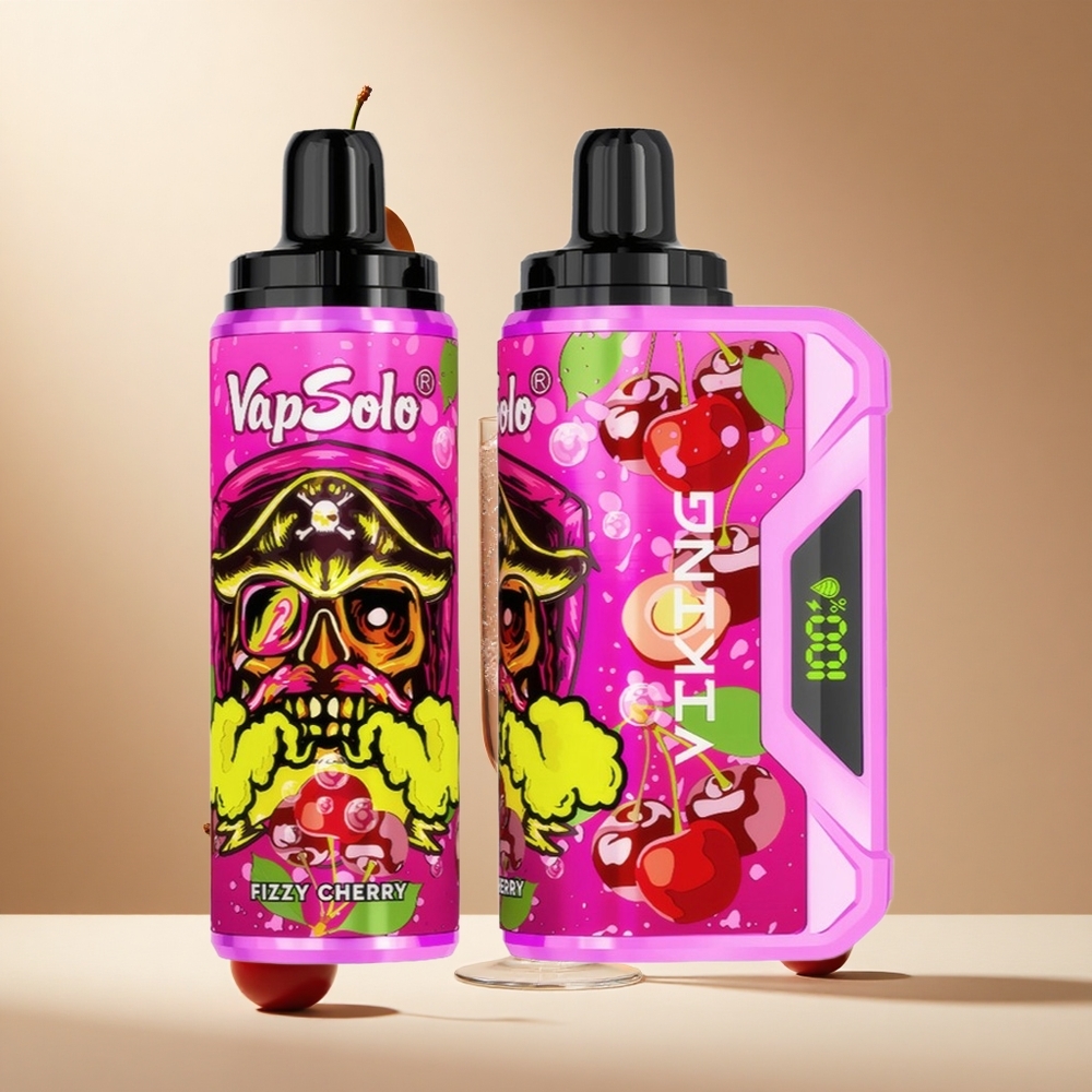 Cereza Efervescente VapSolo VIKING 12000 Puffs 22ml