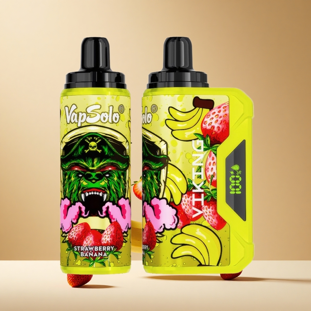 Fresa Banana VapSolo VIKING 12000 Puffs 22ml