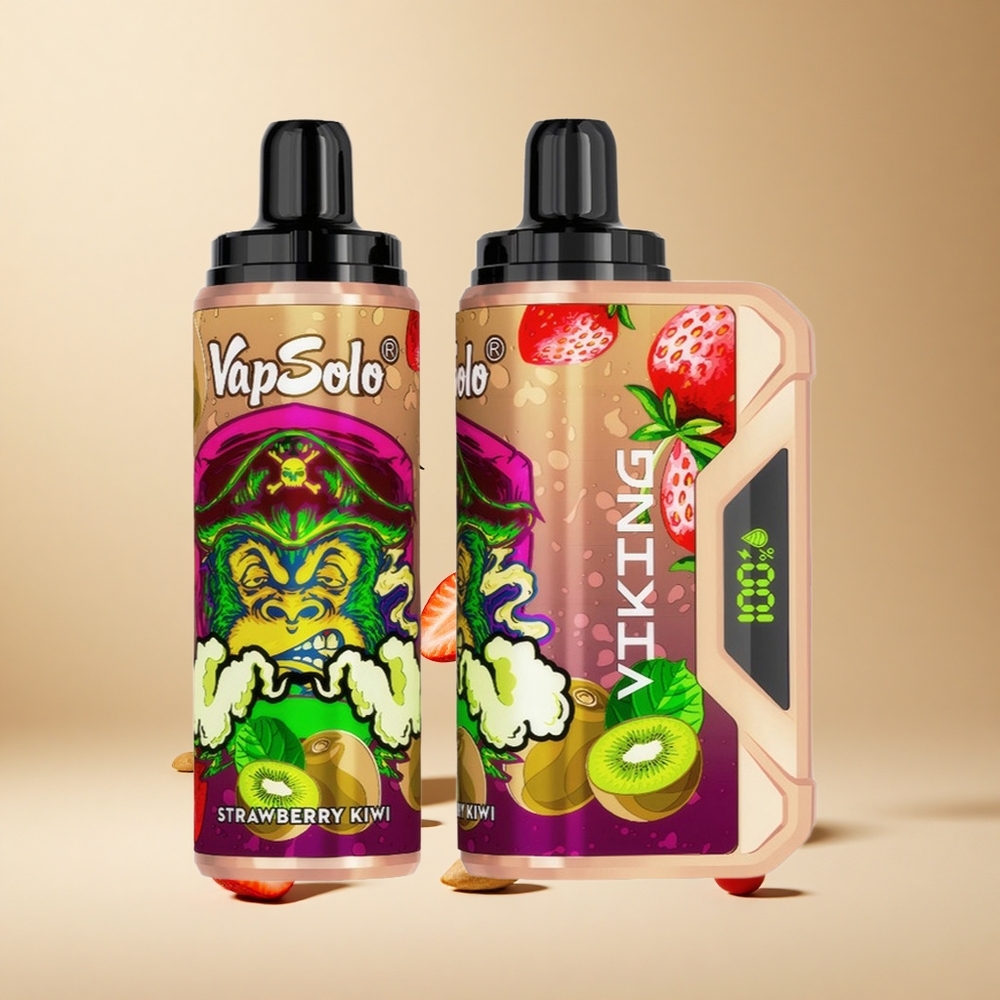 Fresa Kiwi VapSolo VIKING 12000 Puffs 22ml