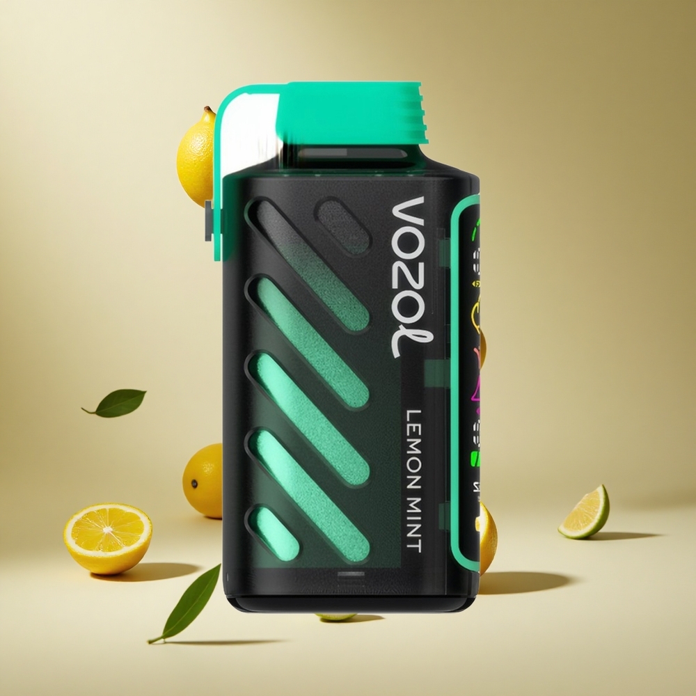 Limón Menta VOZOL Gear Power 20000 Puffs Pantalla Completa