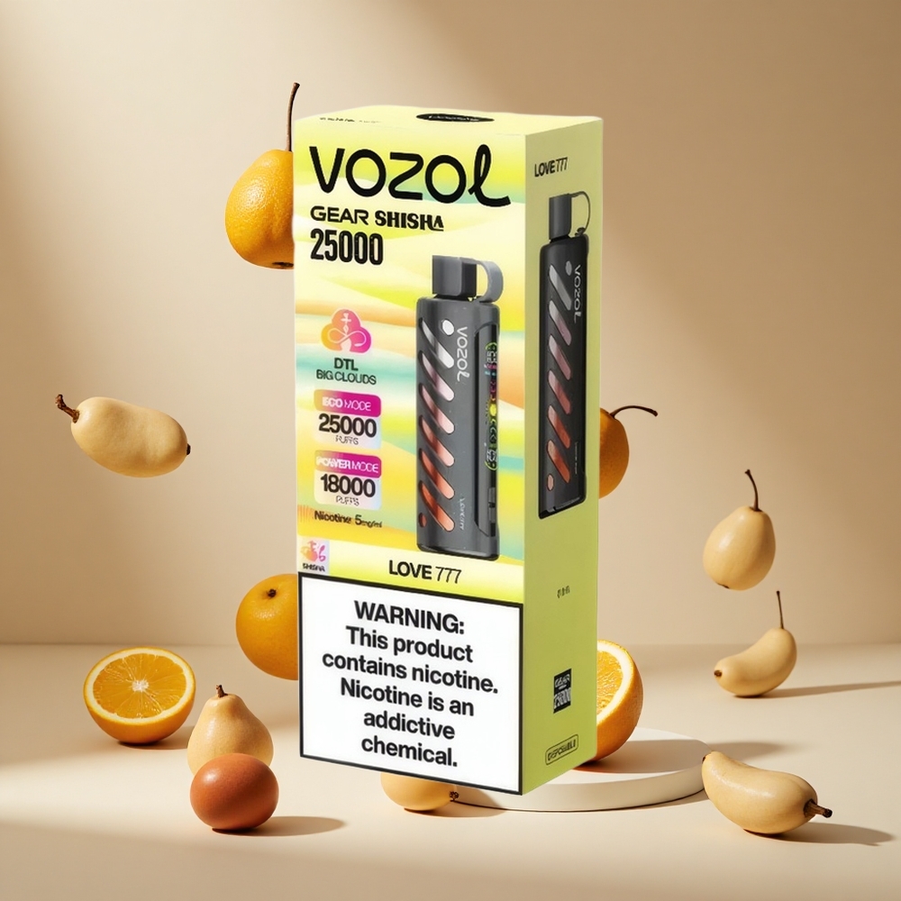 Amor 777 VOZOL Gear Shisha 25000 Puffs Vape Desechable