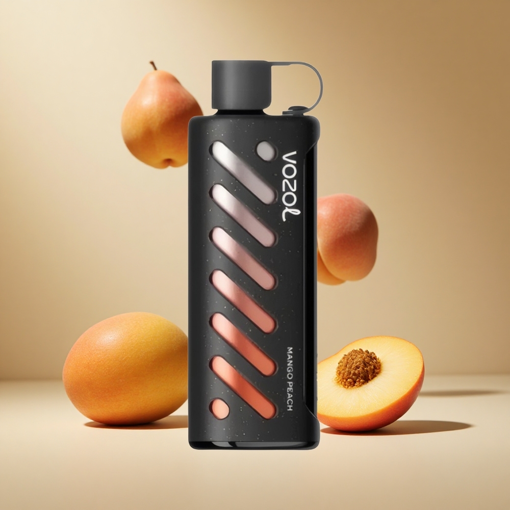Mango Melocotón VOZOL Gear Shisha 25000 Puffs con Tecnología S.i.L.C