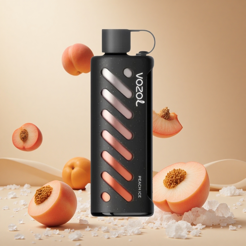 Melocotón Helado VOZOL Gear Shisha 25000 Puffs con 30 Deliciosos Sabores