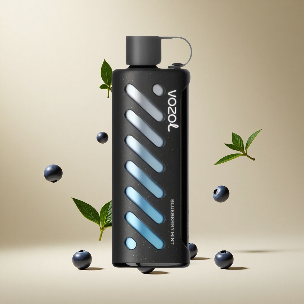 Menta Arándano VOZOL Gear Shisha 25000 Puffs con S.i.L.C Tech