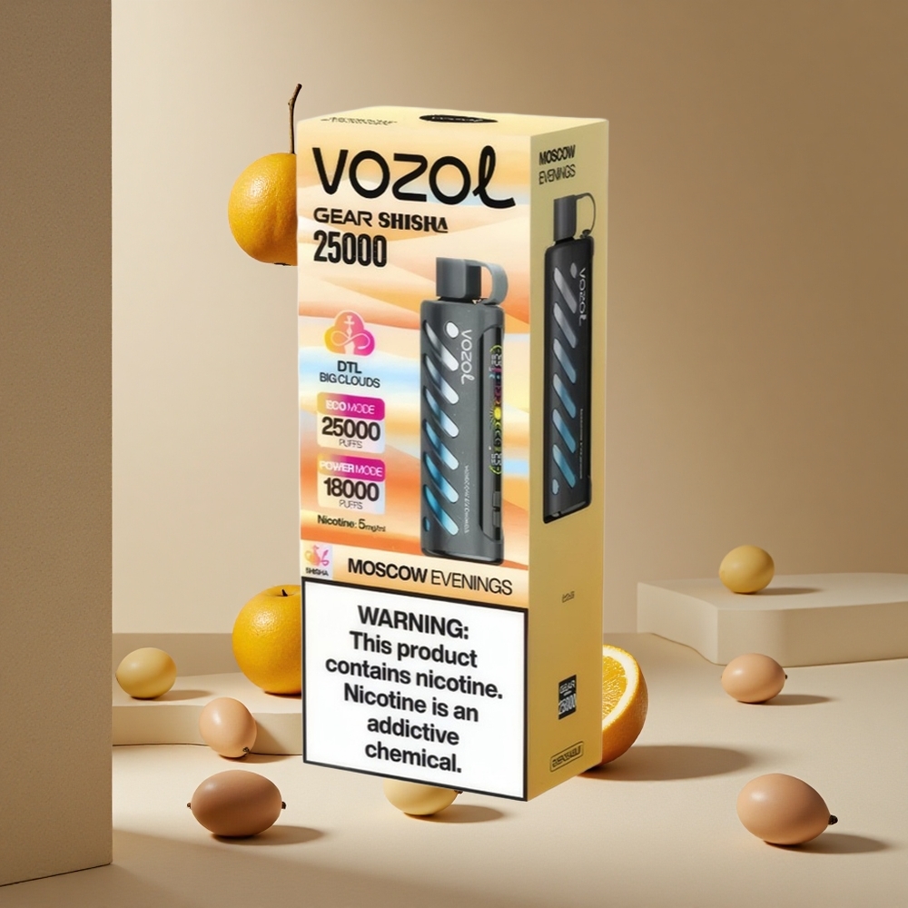 Moscow Evenings Deliciosos VOZOL Gear Shisha 25000 Puffs Dual Mesh Dual Modes