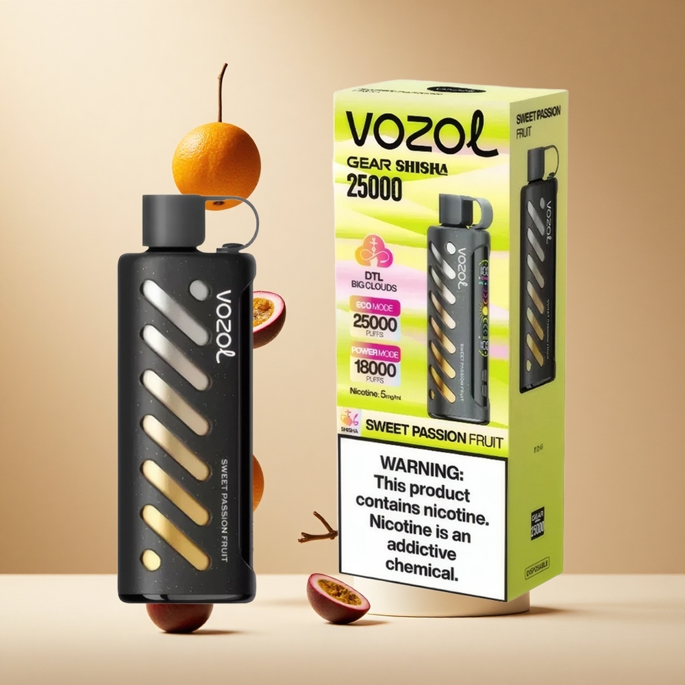 Pasa Dulce Fruta de la Pasión VOZOL Gear Shisha 25000 Puffs con S.i.L.C Tech