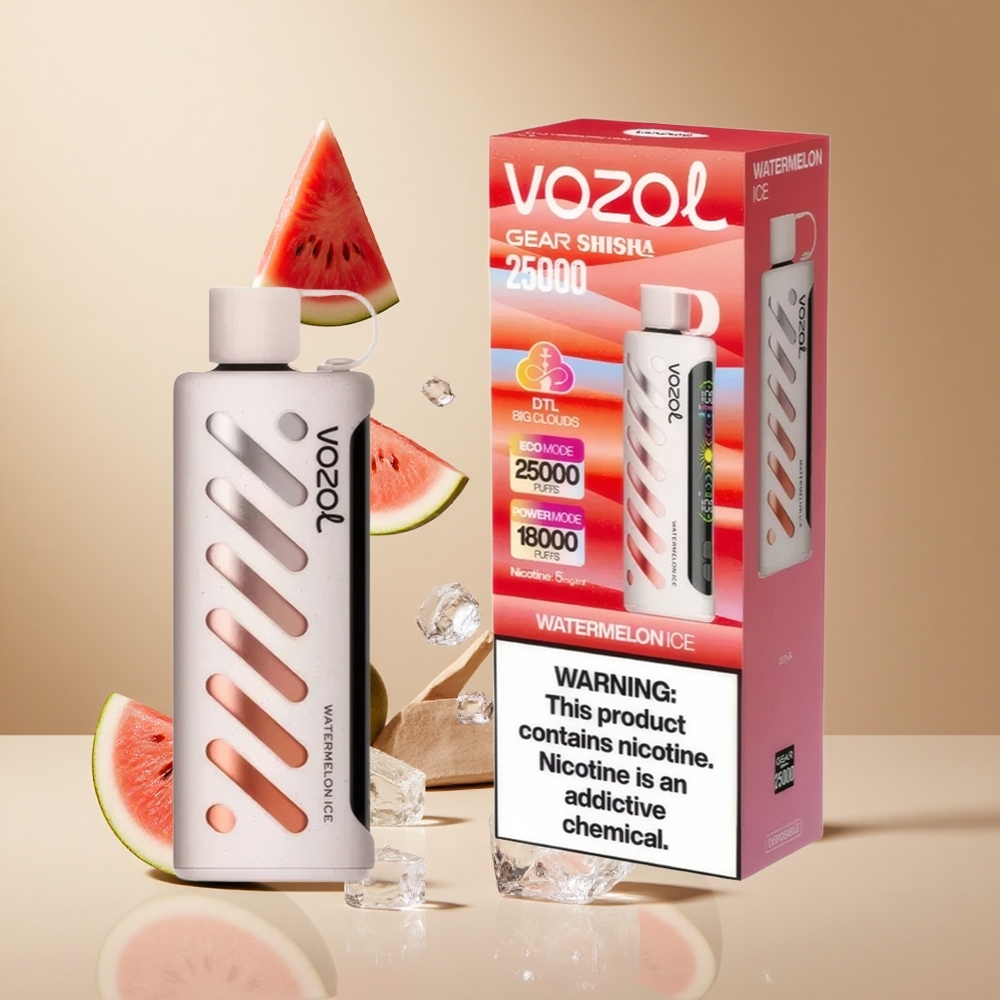 Sandía Helada VOZOL Gear Shisha 25000 Puffs con Tecnología S.i.L.C