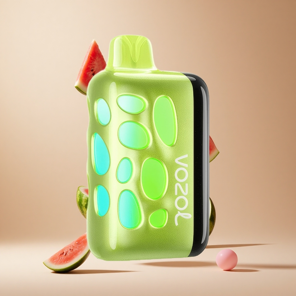 Chicle de Sandía VOZOL RAVE 40000 270 Grados Diseño Vibrante