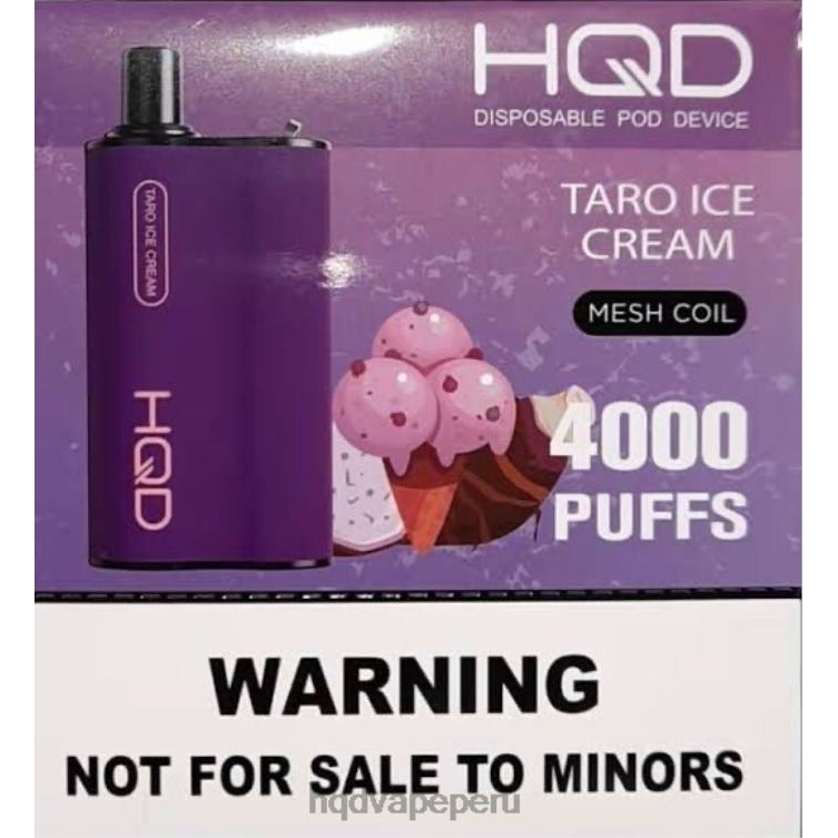 HQD BOX 4000 bocanadas helado de taro BT0J71 HQD Peru