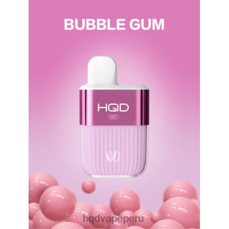HQD HOT 5000 bocanadas chicle BT0J56 HQD Disposable Vape