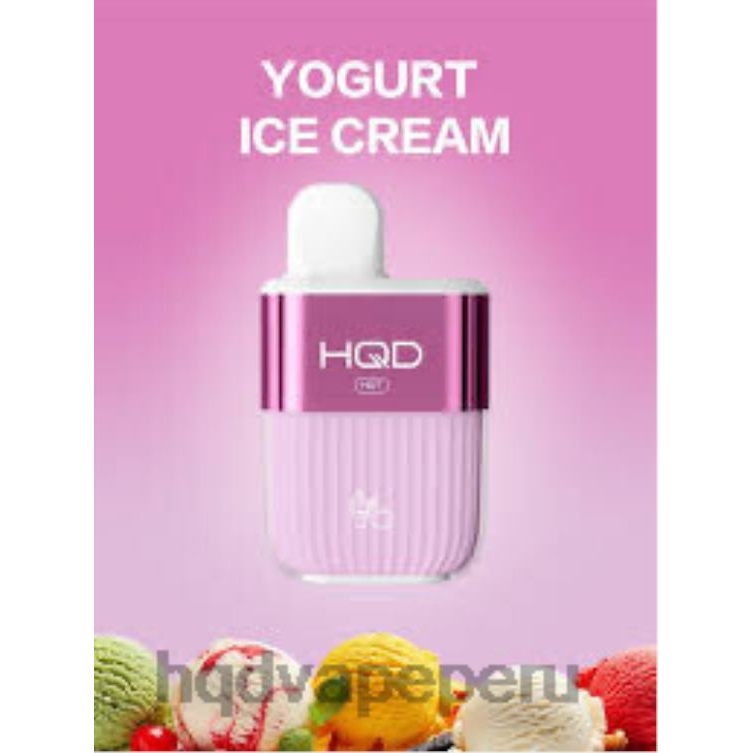 HQD HOT 5000 bocanadas helado de yogur BT0J58 HQD Vape Sabores
