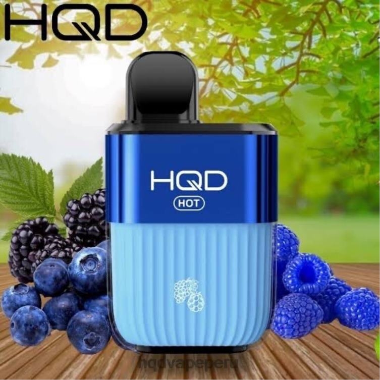 HQD HOT 5000 bocanadas moras frecas BT0J68 HQD Vape Sabores
