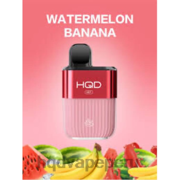 HQD HOT 5000 bocanadas plátano sandía BT0J57 Best HQD Flavors
