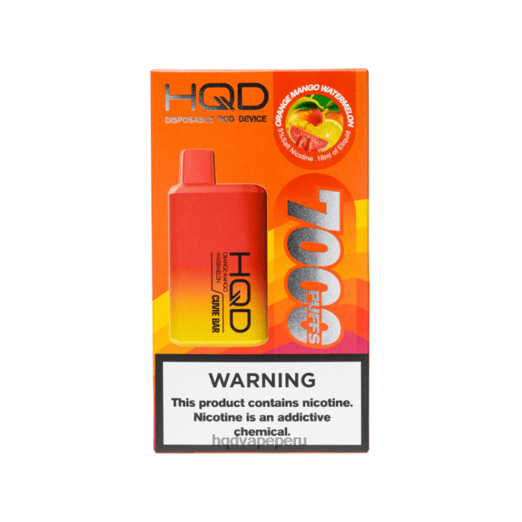 HQD CUVIE BAR desechable sandia mango naranja BT0J227 Best HQD Flavors
