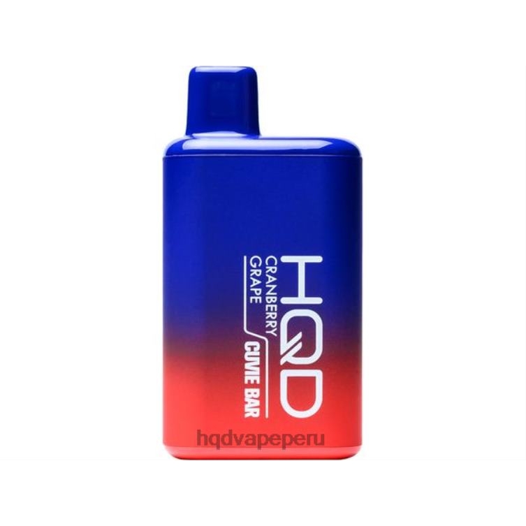 HQD CUVIE BAR desechable uva de arándano BT0J161 HQD Peru