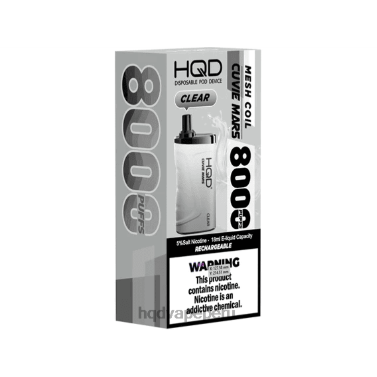 HQD CUVIE MARS desechable claro BT0J156 HQD Disposable Vape