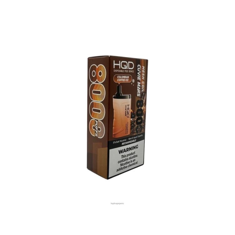 HQD CUVIE MARS desechable helado de café colombiano BT0J158 HQD Vape Sabores