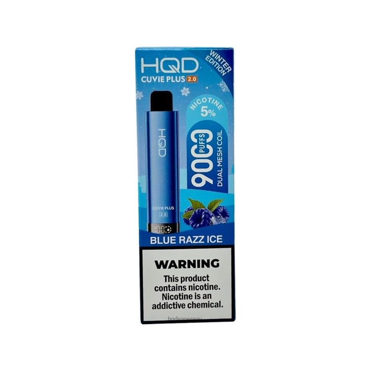 HQD CUVIE PLUS 2.0 (edición de invierno) hielo azul BT0J138 HQD Vape Sabores