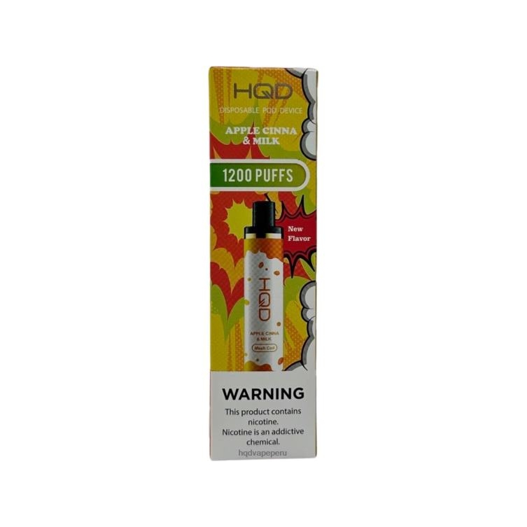HQD CUVIE PLUS desechable manzana, cina y leche BT0J126 HQD Disposable Vape