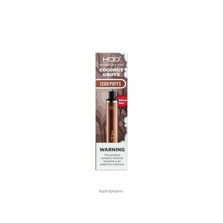 HQD CUVIE PLUS vaporizador desechable Coconut Grove BT0J157 Best HQD Flavors