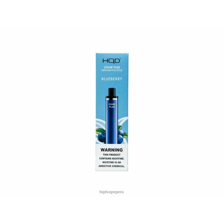 HQD CUVIE PLUS vaporizador desechable arándano BT0J139 HQD Vape Review