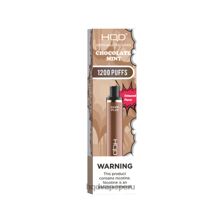 HQD CUVIE PLUS vaporizador desechable chocolate con menta BT0J153 HQD Vape Lima