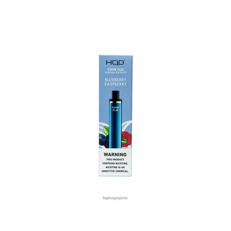 HQD CUVIE PLUS vaporizador desechable frambuesa arándano BT0J147 Best HQD Flavors
