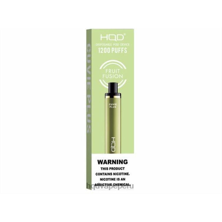 HQD CUVIE PLUS vaporizador desechable fusión de frutas BT0J166 HQD Disposable Vape