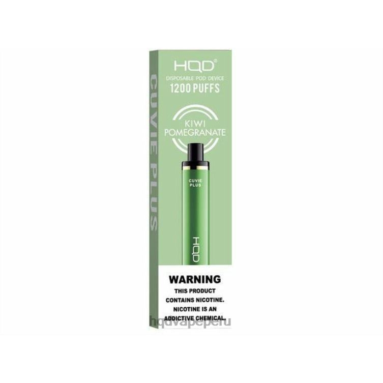 HQD CUVIE PLUS vaporizador desechable granada kiwi BT0J205 HQD Desechable
