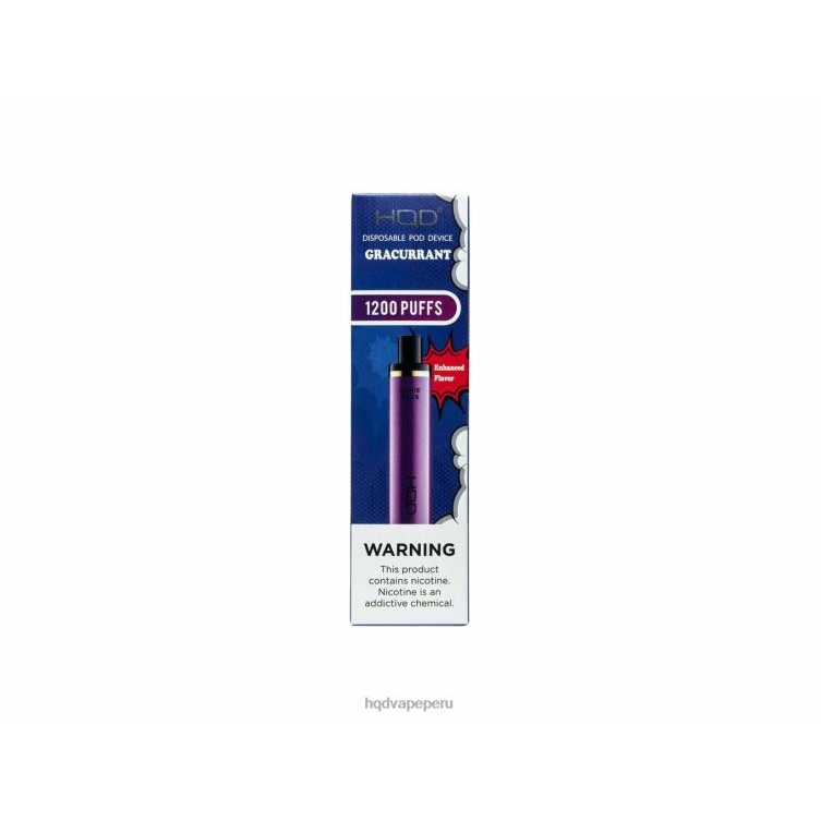 HQD CUVIE PLUS vaporizador desechable grosella BT0J167 Best HQD Flavors