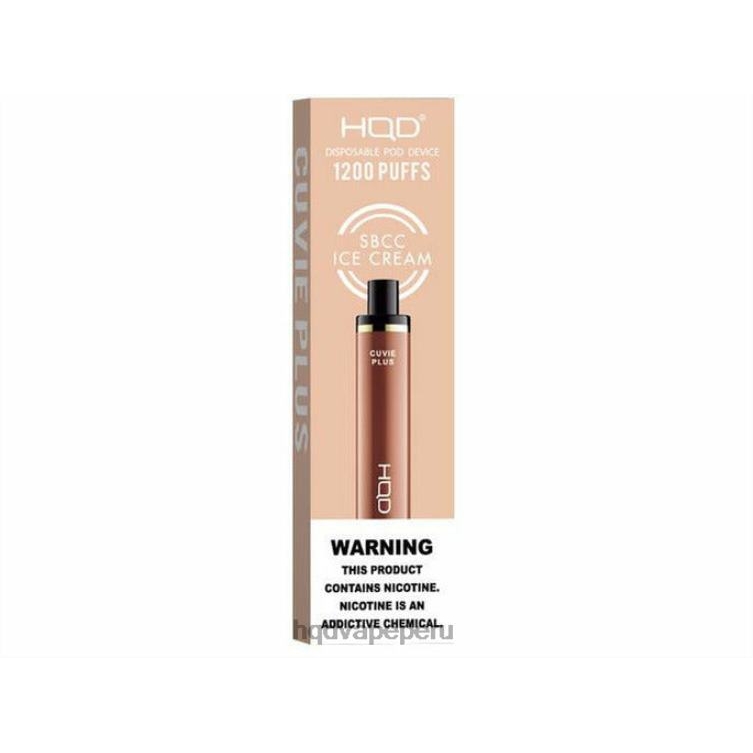 HQD CUVIE PLUS vaporizador desechable helado sbc BT0J248 HQD Vape Sabores