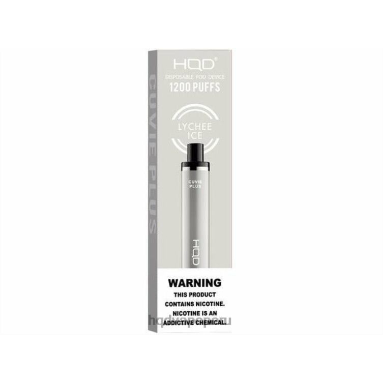 HQD CUVIE PLUS vaporizador desechable hielo de lichi BT0J213 HQD Vape Lima