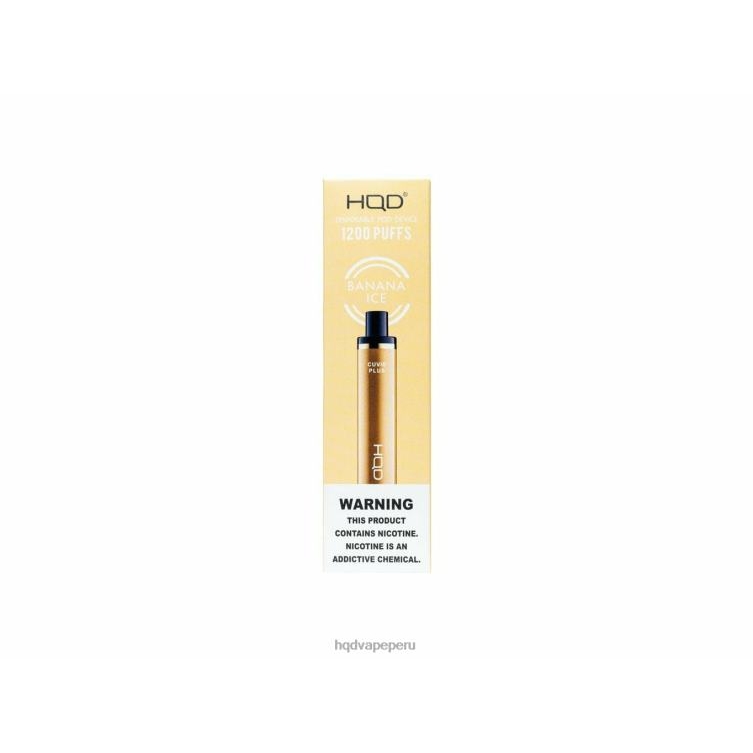 HQD CUVIE PLUS vaporizador desechable hielo de plátano BT0J128 HQD Vape Sabores
