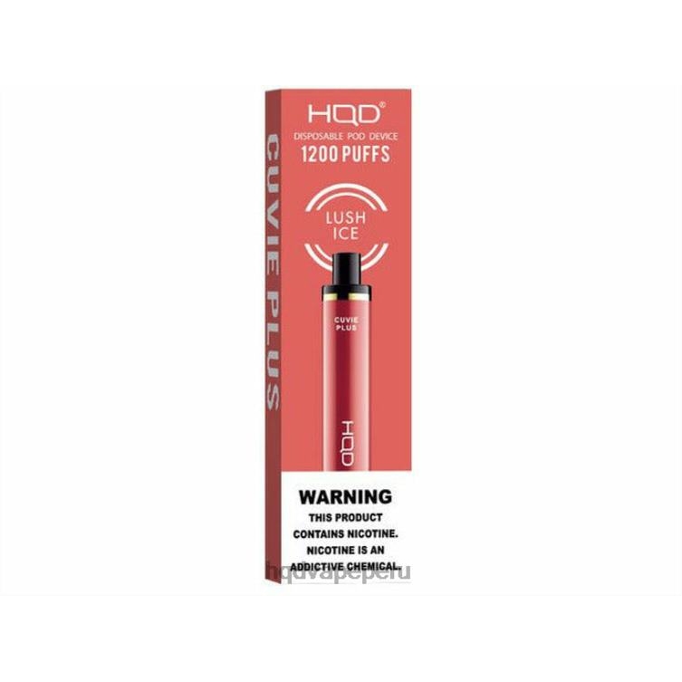 HQD CUVIE PLUS vaporizador desechable hielo exuberante BT0J212 HQD Vape Peru