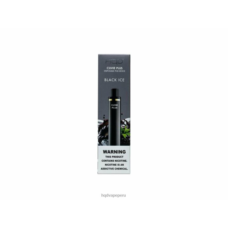 HQD CUVIE PLUS vaporizador desechable hielo negro BT0J136 HQD Disposable Vape