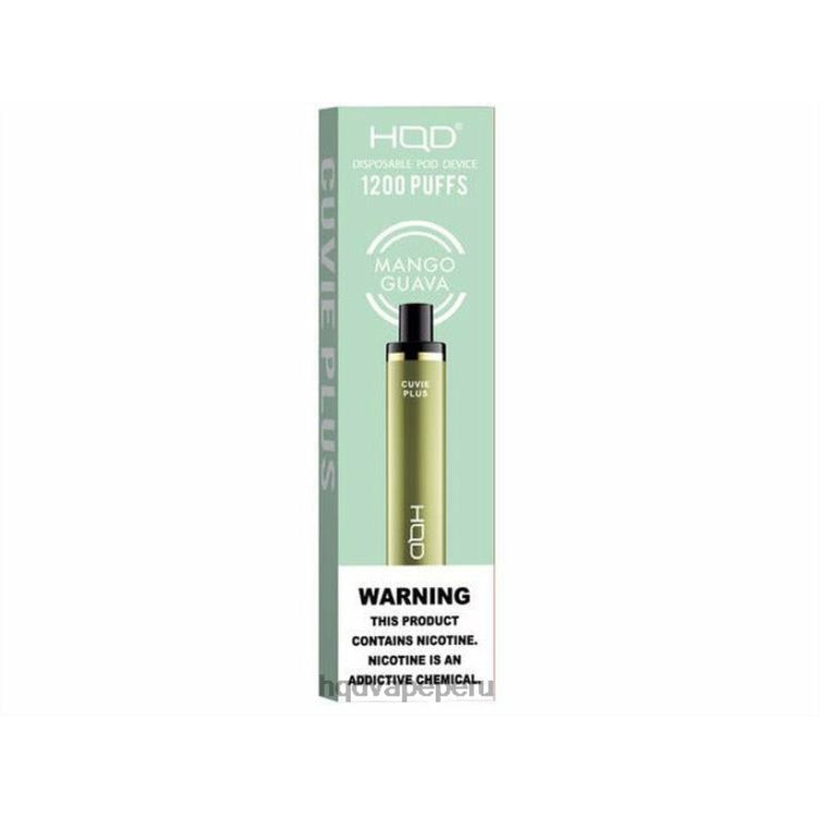 HQD CUVIE PLUS vaporizador desechable mango guayaba BT0J214 HQD Vape Precio