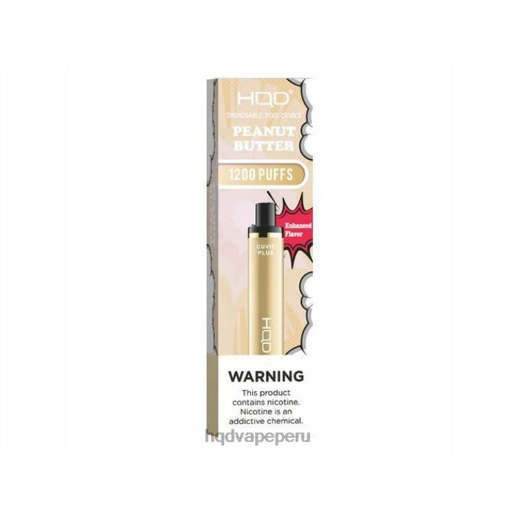HQD CUVIE PLUS vaporizador desechable mantequilla de maní BT0J231 HQD Peru