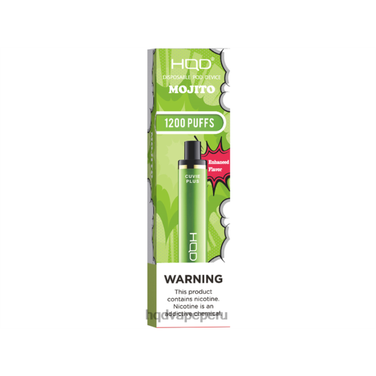HQD CUVIE PLUS vaporizador desechable mojito BT0J223 HQD Vape Lima