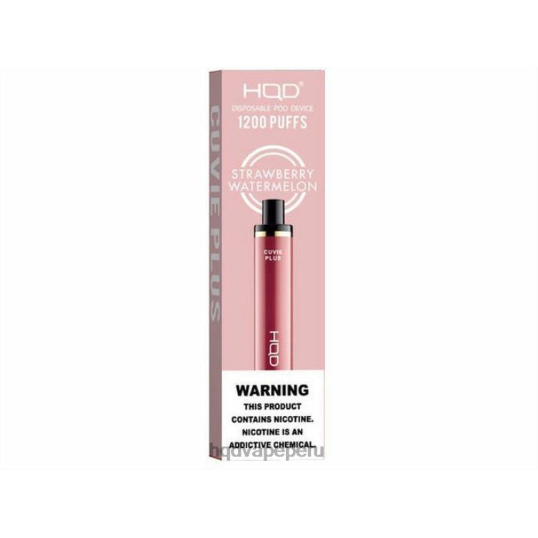 HQD CUVIE PLUS vaporizador desechable sandia fresa BT0J262 HQD Vape Peru