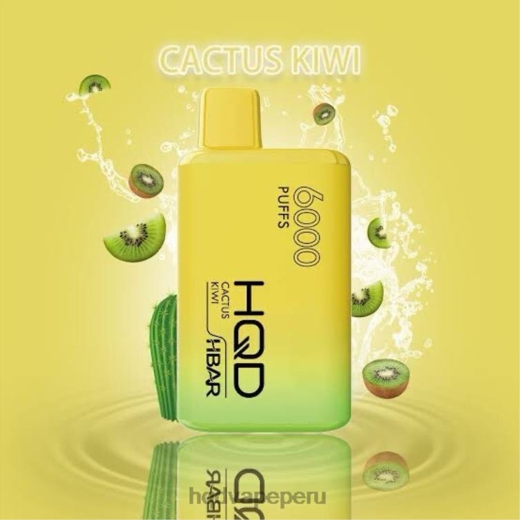 HQD HBAR 6000 bocanadas kiwi cactus BT0J45 HQD Desechable